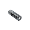 5/8x24 6.5 Polished Titanium Self Timing Muzzle Brake