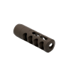 5/8x24 6.5 Titanium Self Timing Muzzle Brake Patriot Brown Cerakote